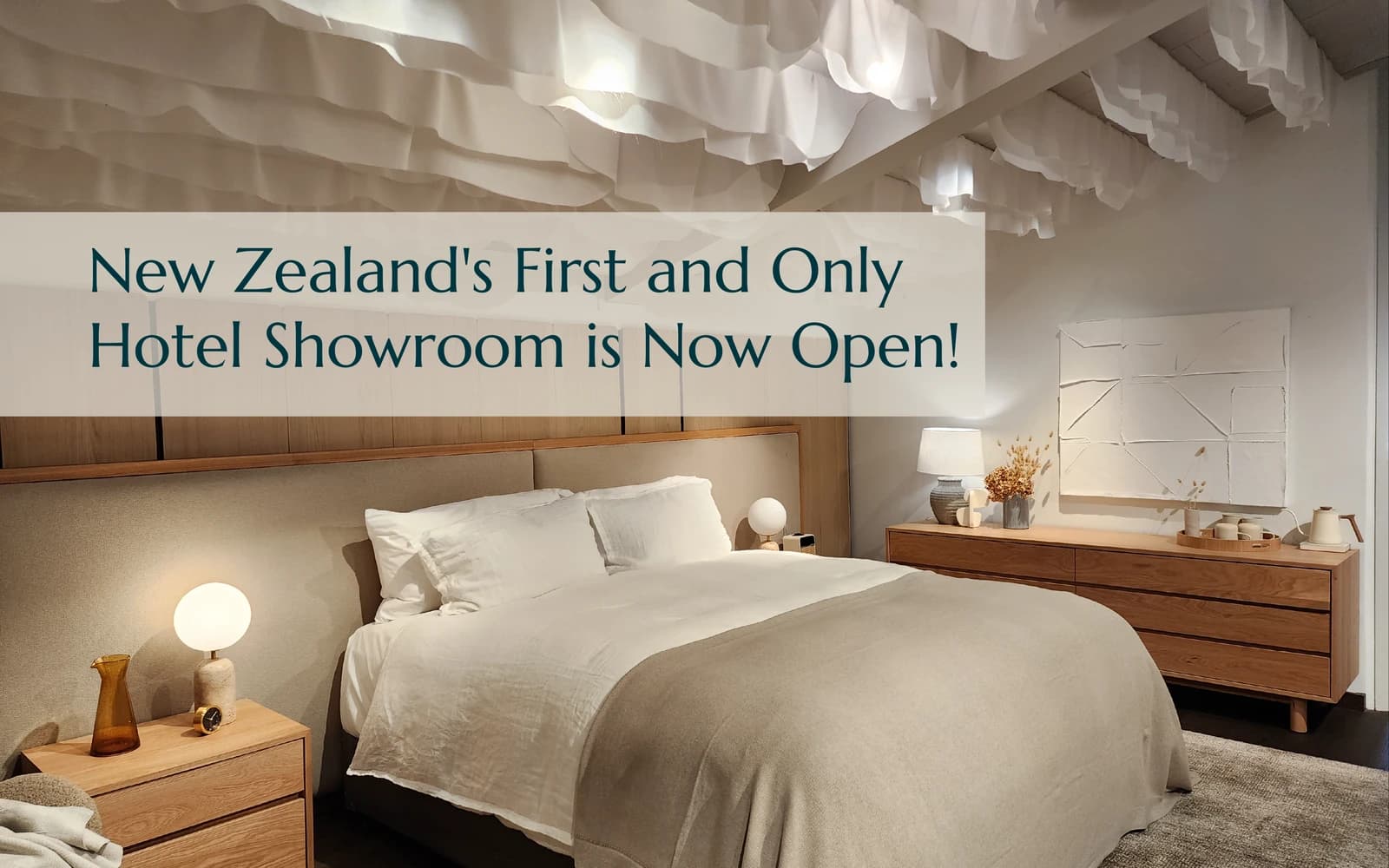 New zealands first and only hotel showroom is now open