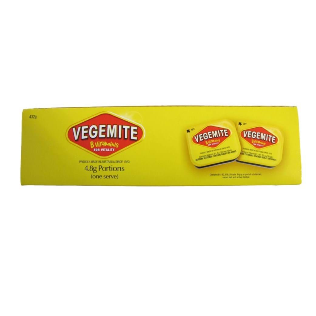 Vegemite Sachet Portions – 4.8g Packs, 18 Count – Perfect For Travel, Camping, Hotels
