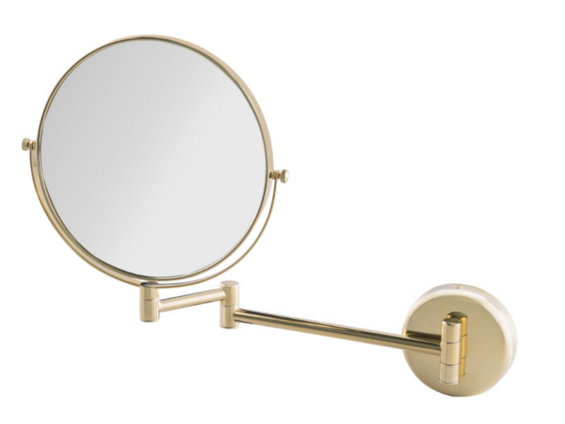 JVD Wall Mounted Fiesta Mirror Gold Astro Hospitality