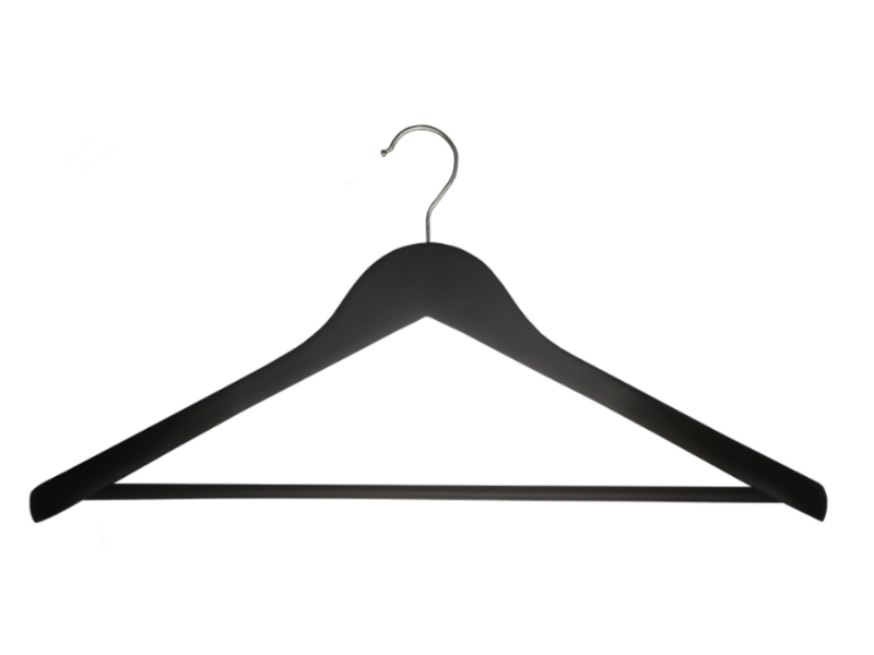 Suit Hanger with Rail 450 mm Black Astro Hospitality