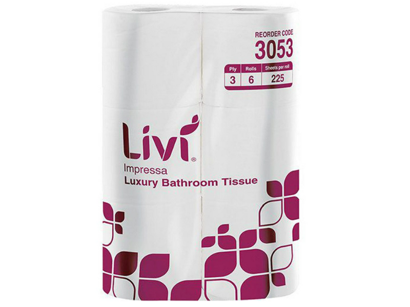 Livi Impressa Unwrapped Luxury Toilet Tissue Astro Hospitality