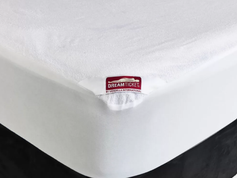 Single Waterproof Fitted Mattress Protector Astro Hospitality