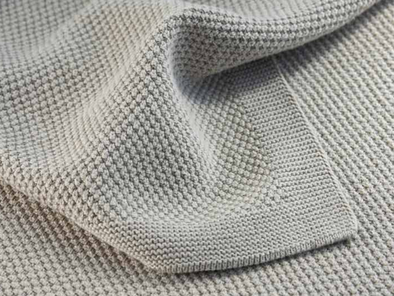 Bemboka Flat Moss Stitch Cotton Throws Astro Hospitality