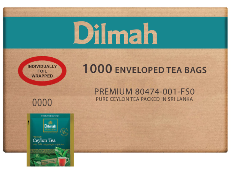 Dilmah Premium Ceylon Black Enveloped Tea Bags | Astro Hospitality