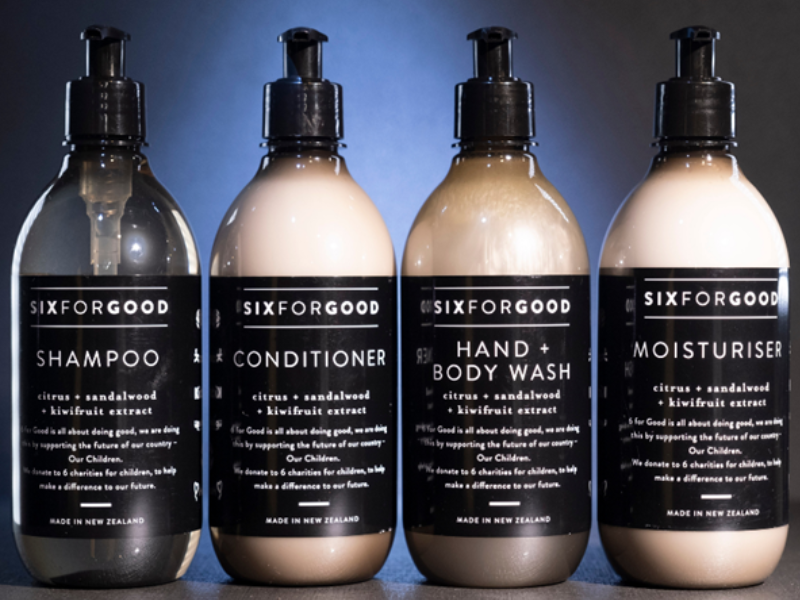 Six for Good Shampoo Dispenser Astro Hospitality