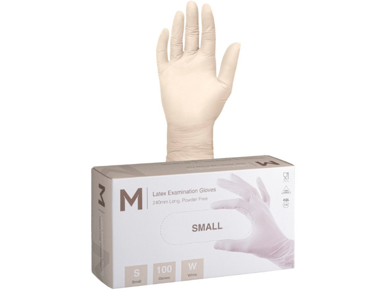 Small Latex Powder Free Disposable Gloves Astro Hospitality
