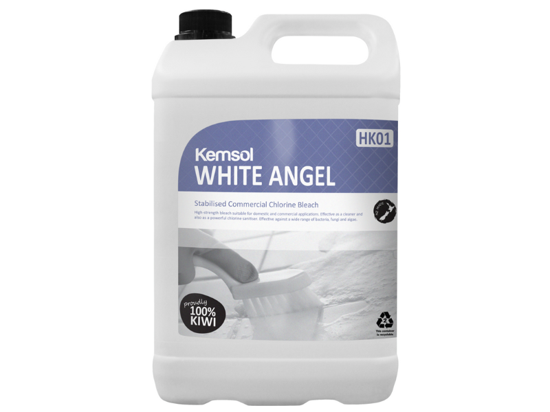Kemsol White Angel Chlorine Bleach, 5 Litres Astro Hospitality Ltd